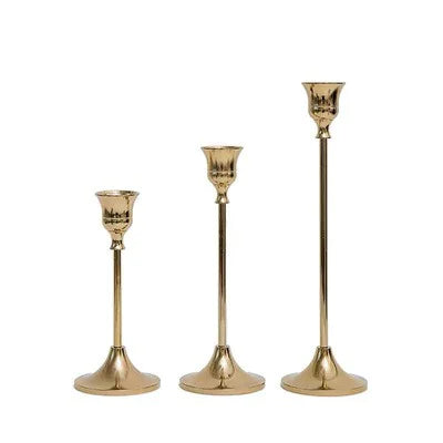 Classic Antique Gold Candle Holder