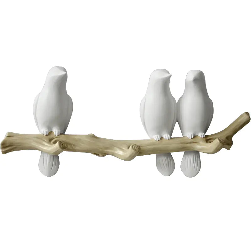 Chic Bird Wall Hooks - Artistic Home Accent