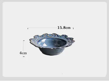 Elegant Baroque Porcelain Dinner Set