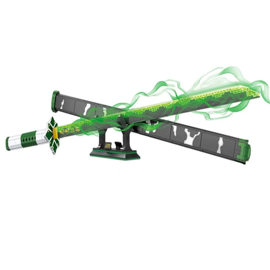 Demon Blade Katana Building Kit - 710pcs Model with Stand and Scabbard