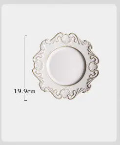 Elegant Baroque Porcelain Dinner Set