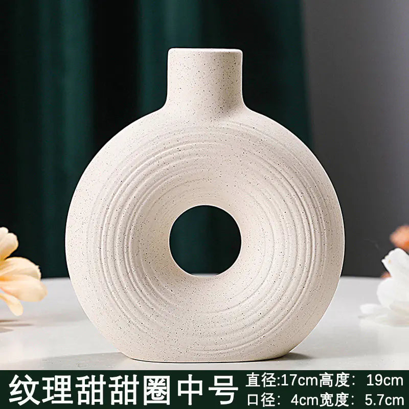 Nordic Elegance Ceramic Vase