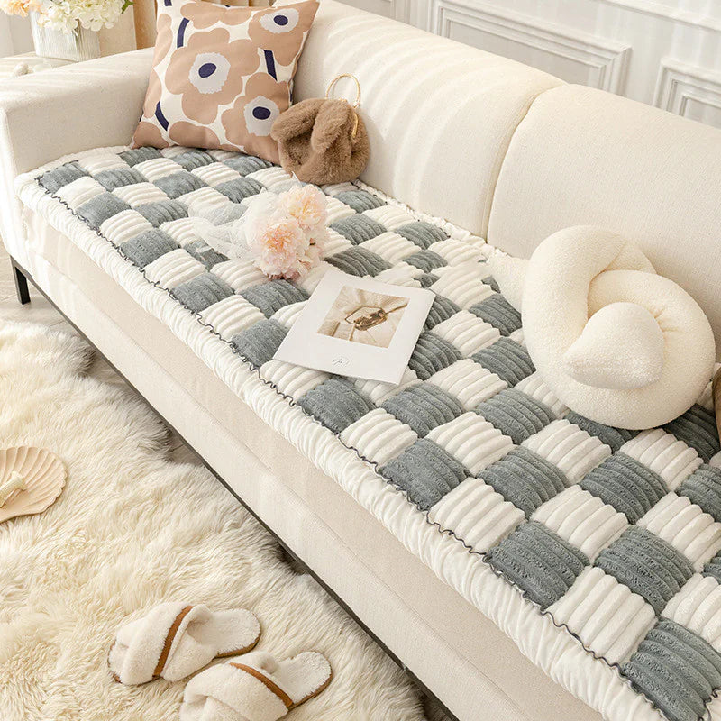 Chic Black & White Cozy Cushion