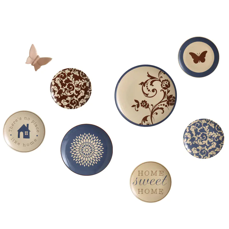 Ceramic Wall Decor Plates for Restaurants and Cafes