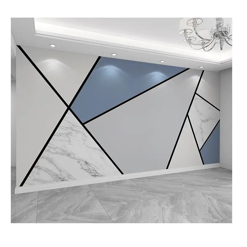 Nordic 3D Wallpaper for Living Room and Bedroom
