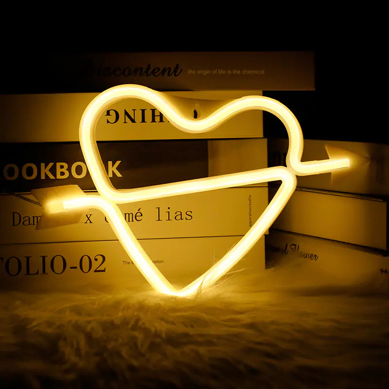 128 Styles LED Neon Sign USB Decorative Marquee Light