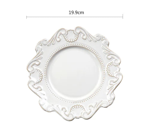 Elegant Baroque Porcelain Dinner Set