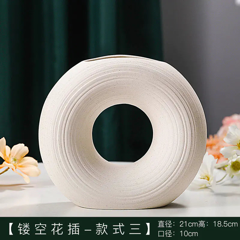 Nordic Elegance Ceramic Vase