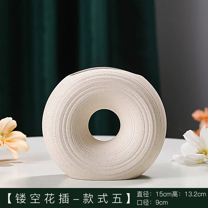 Nordic Elegance Ceramic Vase