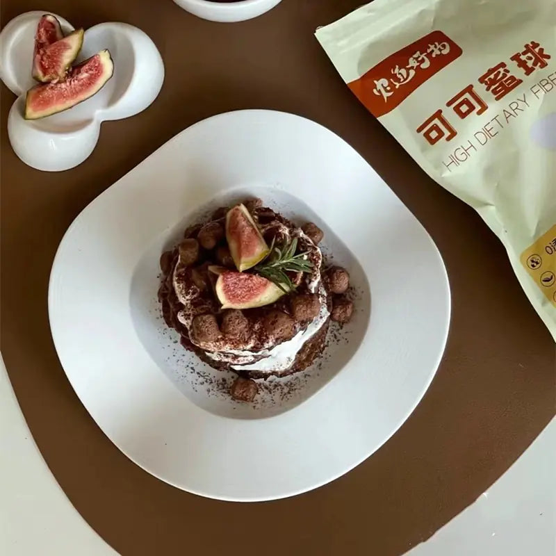 Ceramic Dish Set for Snacks and Seasoning Plates