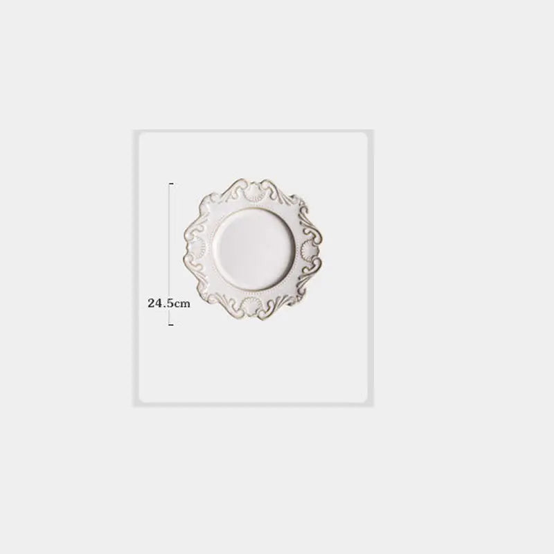 Elegant Baroque Porcelain Dinner Set