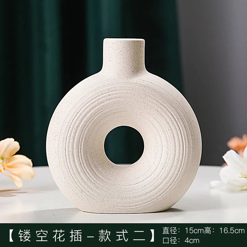 Nordic Elegance Ceramic Vase