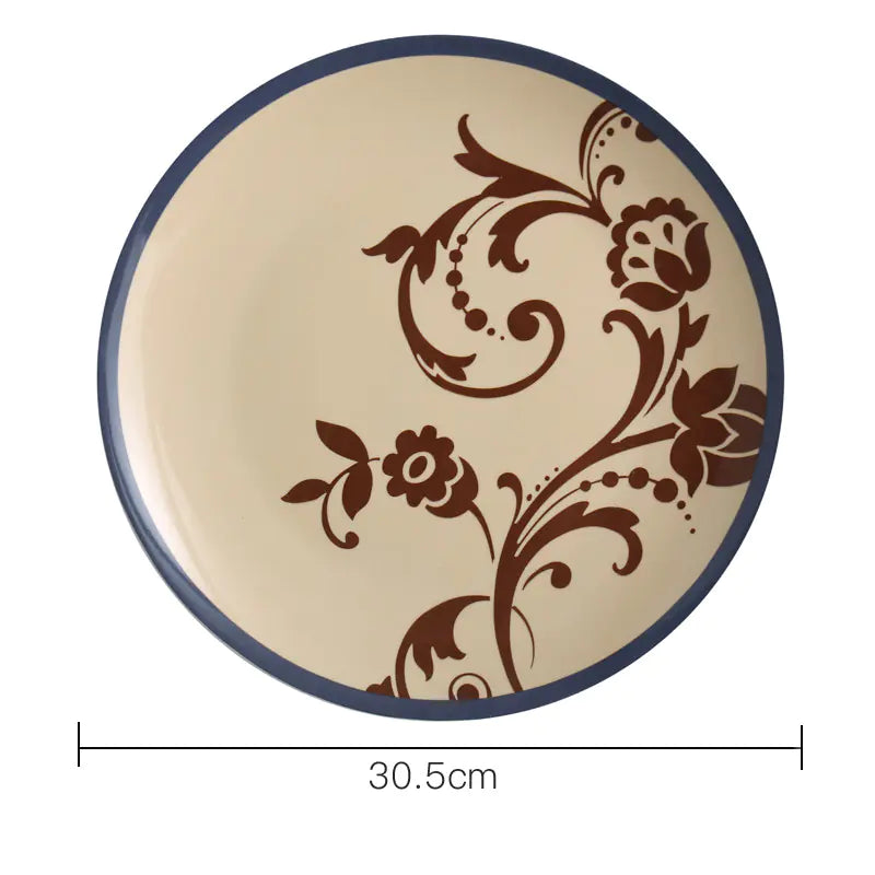 Ceramic Wall Decor Plates for Restaurants and Cafes