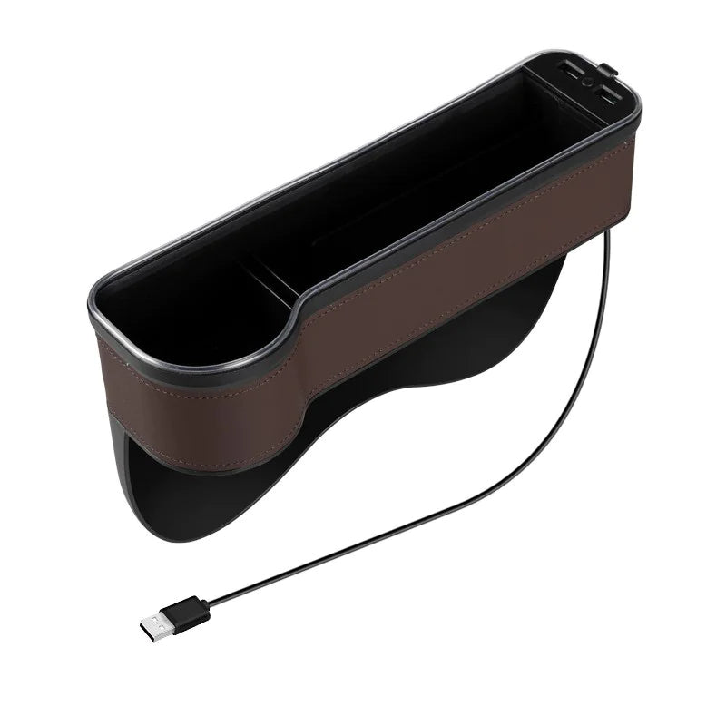 Charging Car Seat Gap Organizer Box