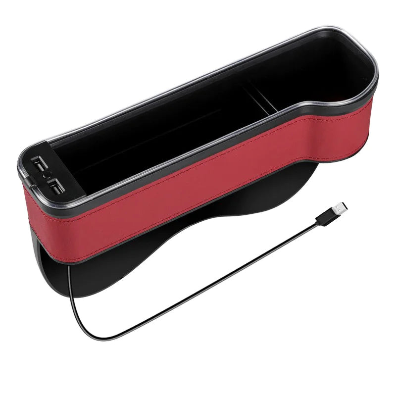 Charging Car Seat Gap Organizer Box