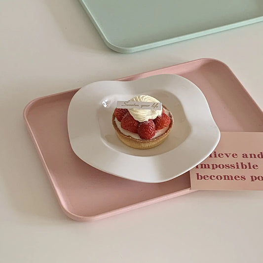 Ceramic Dish Set for Snacks and Seasoning Plates