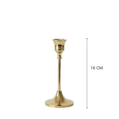 Classic Antique Gold Candle Holder