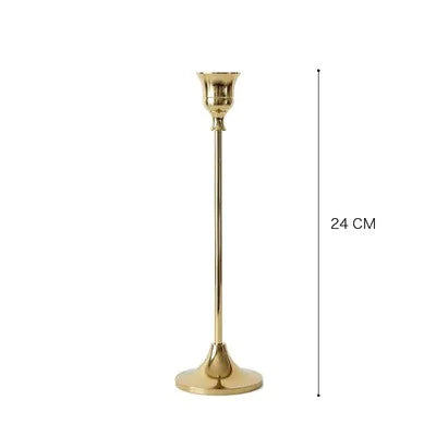 Classic Antique Gold Candle Holder