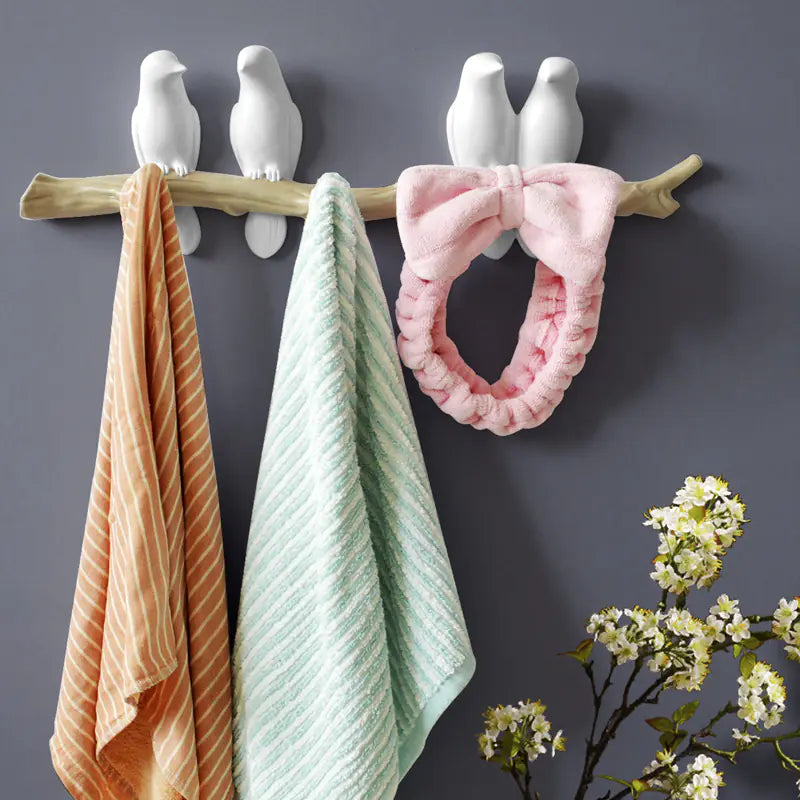 Chic Bird Wall Hooks - Artistic Home Accent