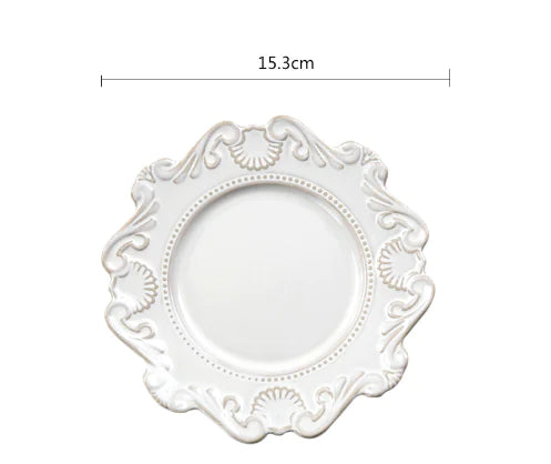 Elegant Baroque Porcelain Dinner Set