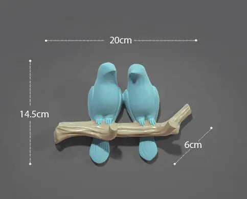 Chic Bird Wall Hooks - Artistic Home Accent