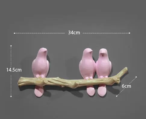 Chic Bird Wall Hooks - Artistic Home Accent