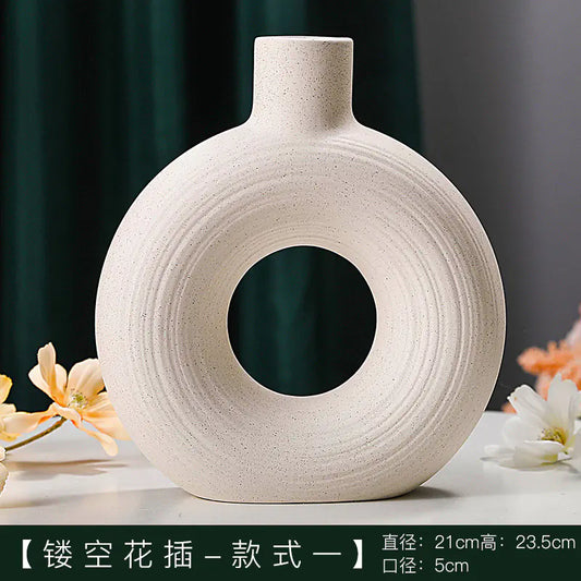 Nordic Elegance Ceramic Vase