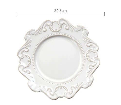 Elegant Baroque Porcelain Dinner Set