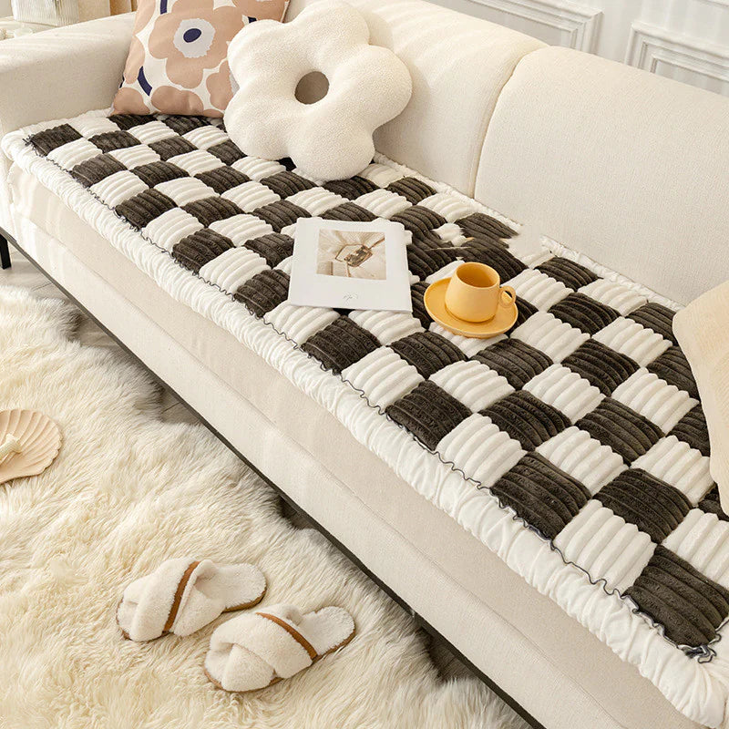 Chic Black & White Cozy Cushion