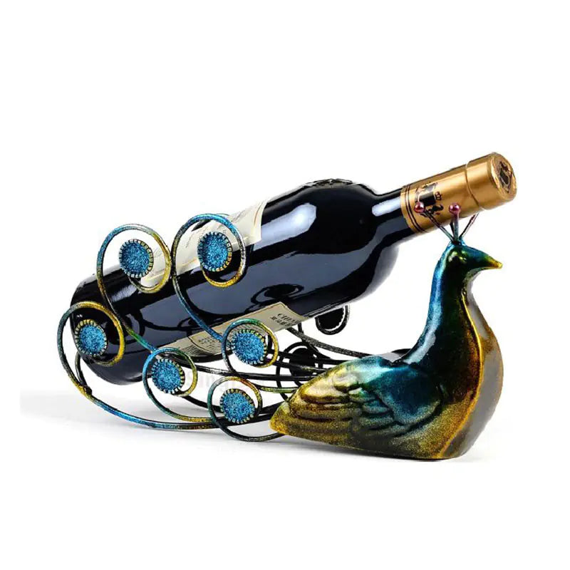 Modern European Style Creative Wine Rack Decoration