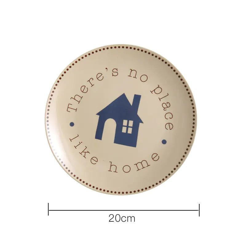 Ceramic Wall Decor Plates for Restaurants and Cafes