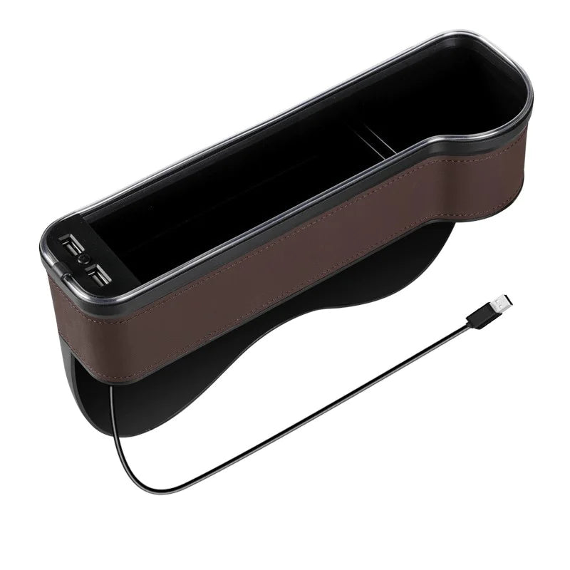 Charging Car Seat Gap Organizer Box