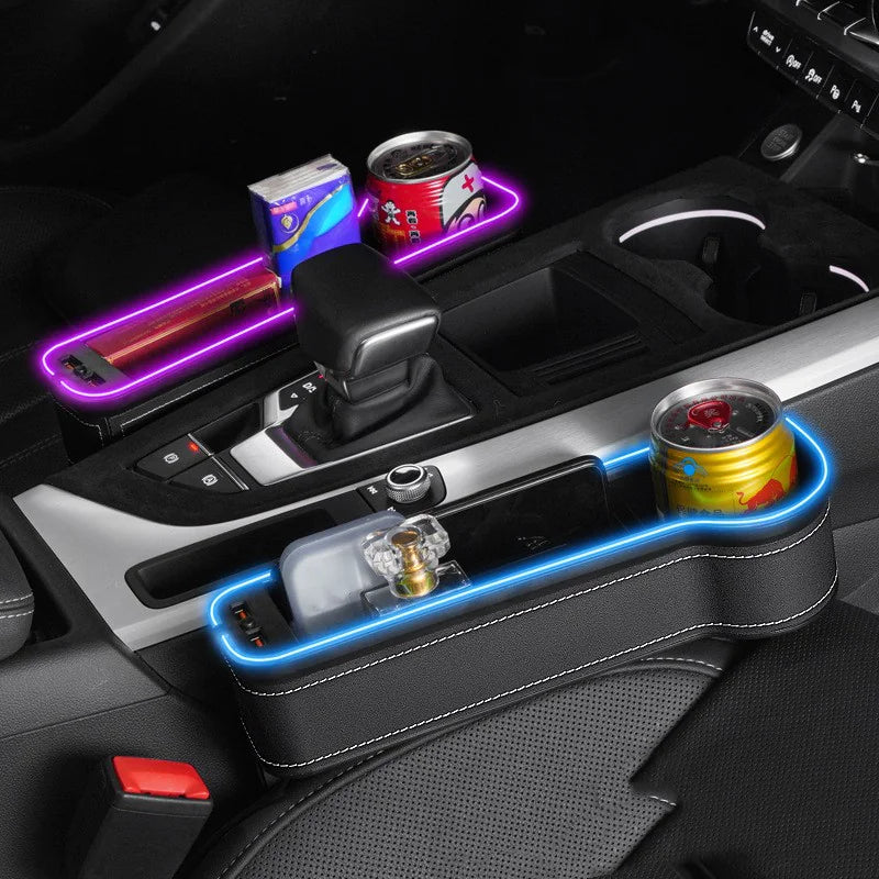 Charging Car Seat Gap Organizer Box