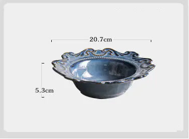 Elegant Baroque Porcelain Dinner Set