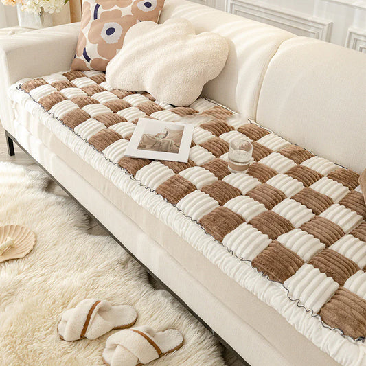 Chic Black & White Cozy Cushion