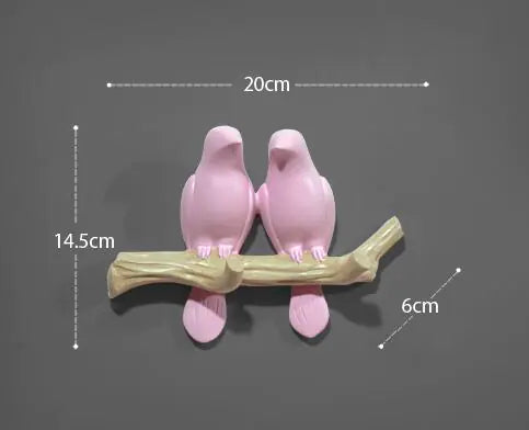 Chic Bird Wall Hooks - Artistic Home Accent