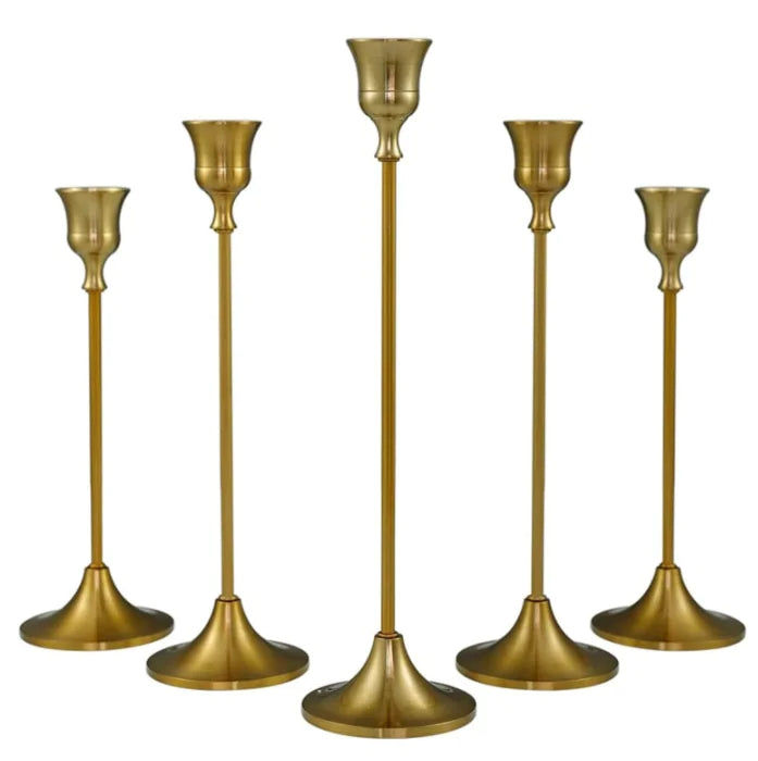 Classic Antique Gold Candle Holder