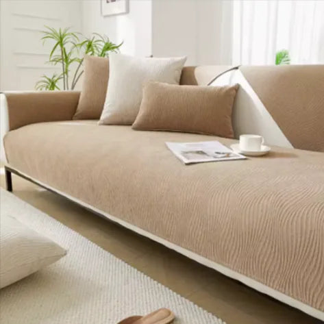 Non-Slip Chenille Couch Protector